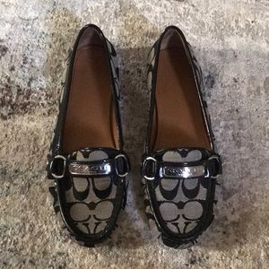 Coach black & grey loafers!